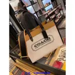 請直接下單‼️促銷 COACH TOTE22 帆布托特包 媽咪袋 子母包 黛妃包