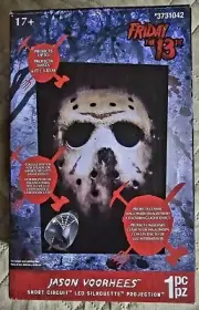 Gemmy Friday the 13th Jason Voorhees Short Circuit LED Silhouette Projection New