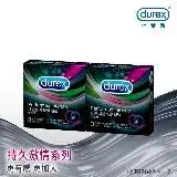 在飛比找遠傳friDay購物優惠-【Durex杜蕾斯】雙悅愛潮裝衛生套3入X2盒