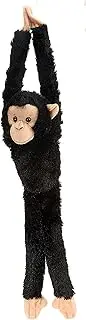 Wild Republic Chimpanzee Plush, Monkey Stuffed Animal, Plush Toy, Gifts for Kids, Hanging 20 Inches, Black
