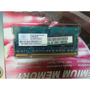 南亞 DDR2 533 512MB 筆電記憶體