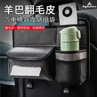 在飛比找momo購物網優惠-【Kyhome】汽車椅背置物收納袋 車用儲物袋 車載面紙盒 