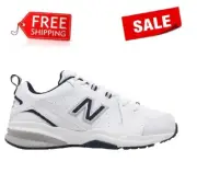 [BIG SALE] New Balance 608 v5 Men's Training Shoes(width 4E) - White with Navy
