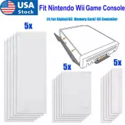 15 Pcs Memory Card Door Slot Cover Lids Replacement Set for Nintendo Wii Console