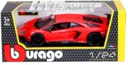 BBURAGO 1:24 LAMBORGHINI AVENTADOR LP750-4 SV DIE-CAST RED 18-21079