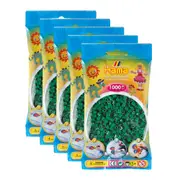 5x 1000pc Hama Bead Bags Kids DIY Building Activity Art/Craft Toy Green 5y+
