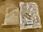 TABLE CARD MENU HOLDERS - 4"x 6" - 12 ct. - FREE SHIPPING - New - Clear Acrylic