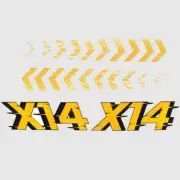 MasterCraft Boat Model Decal 7506146K | X 14 Sunrise Yellow (Set Of 4)