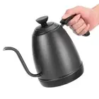 Electric Gooseneck Kettle With Display Screen For Coffee Brewing Kitchen Use
