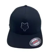 Fox Racing Men's Flex Fox Head Flexfit Hat black cap Size L/XL