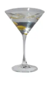 Display Faux Food Prop Classic Martini With Olive New