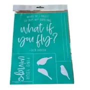 Chalk Couture WHAT IF YOU FLY Transfer Size B 8.5" x 11" new crafting stenciled