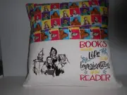 The Wizard of Oz Reading Pillow with book pocket.