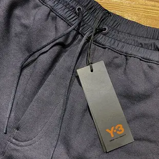 美國百分百【全新真品】Adidas 愛迪達 山本耀司 Y-3 logo印花 運動短褲 棉褲 褲子 短棉褲 深藍 AY70