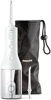 Philips Sonicare Cordless Power Flosser 3000 Oral Irrigator with Quad Stream Technology and Pulse Waves, HX3806/31, White