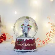Snow Globes Glitter Water Globe Santa Claus Decoration Musical Snow Globes De...