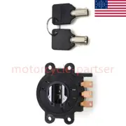 Ignition Key Switch Chrome Kit For Harley-Davidson FLSTS HERITAGE SPRINGER 00-03