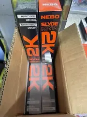 NEBO Slyde King Flashlight, Rechargeable LED Flashlight and Work Light
