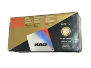 Vintage 1995 New KAO 3.5" Diskettes 1.44 MB 50 Pack MF2HD Double Sided Sealed