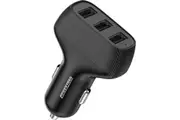 Powertran 7.2A 5V DC Triple USB A Ports Car Multiple Devices Charger
