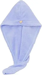 Hair Towel Magic Fast Drying Dryer Towel Women Wrap Head Absorption Water Bath Hat(Blue)