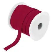 3/8 Inch Double Fold Bias Tape Continuous Bulk Bias Tape Dark Red 25 Yards