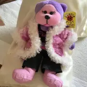 Retired ~ Beanie Kid ~ Sassy the Bear (BK376) ~ 2003 ~ New