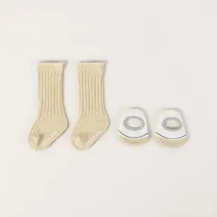 【Happy Prince】韓國製 Greddy嬰兒童高筒襪+踝襪2雙組(寶寶襪及膝襪短襪)