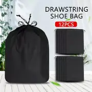 12PCS Boot Shoe Toy Storage Drawstring Bag Travel Organizer Large Dust-proof