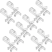 Alipis Curtain Holders 10pcs Plastic Blinds Clips Hidden Valance Clips for Vertical Blinds Shower Curtain Window Drapery
