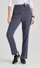 Barco Scrubs 601 Flat Front Scrub Pant in "Steel" Size XL-Petite