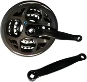 Bike Crankset 170 mm Easy Installation for 8/9 Speed 42/32/24T Chainrings Components Parts