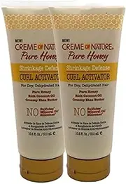 Creme Of Nature Pure Honey Curl Activator 10.5 Ounce Tube (310ml) (2 Pack)