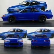 *RARE* Autoart 1/18 Nissan Skyline GT-R R32 Bathurst Plain Body Bayside Blue JDM