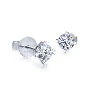 點睛品 Infini Love Diamond IGI 30分 鉑金鑽石耳環(一對)