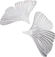 NUOBESTY 2pcs Ginkgo Leaf Decoration Natural Ginkgo Leaf Ornament for Home Decor for Wedding Party Christmas Thanksgiving