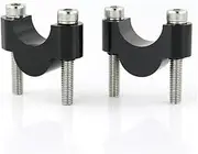 Motorcycle Handlebar Riser Motorcycle 22mm 7/8" Handlebar Fat Riser Mounting Risers for Honda CB300F 2015-2021(Black Riser 20mm)