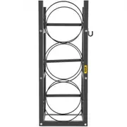 VEVOR Refrigerant Tank Rack Cylinder Tank Rack w/ 3*30lb for Gas Oxygen Nitrogen