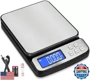 Fuzion Digital Shipping Postal Scale - 88lb x 0.1oz, Stainless Steel Platform