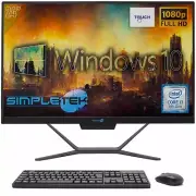 Aio All IN One Touch Screen I3 8 Gen 24 " Windows 10 Pro 16gb 240gb Full HD PC _