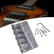 5 Strings Bass Bridge Easy Installation for Bass Guitar Instruments Accs