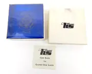 5J Hall Schuman United States Senate Blue Lucite Paperweight w/ Emblem NEW