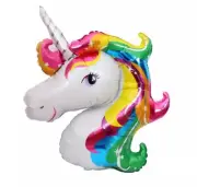 1 Pc Unicorn Head Shaped Balloon, For Party/ Kids. USA Seller.