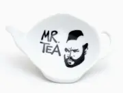 Mr T Tea Teapot Shaped Tea Bag Holder - Never Used