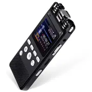 Three Microphone 16GB Internal Storage 64GB TF Card Voice Recorder Playback DSP Noise Reduction Dual Microphones Mp3 Speaker Music Overdubbing