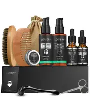 Lovery 12pc Beard Grooming & Growth Kit