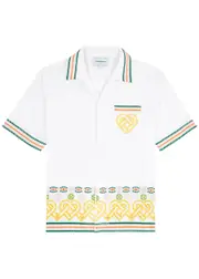 Casablanca Eyelet-embroidered Cotton Shirt - White - M M