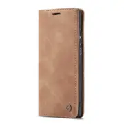 CaseMe-013 Multi-functional Retro Frosted Horizontal Flip Leather Case with Card Slot & Holder & Wallet For Xiaomi Mi 9T Pro / Redmi K20 Pro / Xiaomi Mi 9T / Redmi K20(Light Brown)