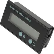 1 Set Electricity Voltmeter Battery Indicator Battery Capacity for Outdoor Testing Accurate Voltage Measurement Lightweight Housing for Home and Car Use