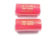 2pcs 250V 4.7uF Speaker Divider Metallized Polypropylene Non-Polarized Capacitor